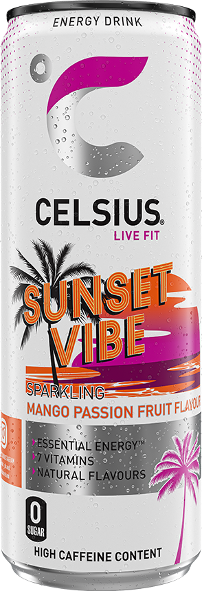 Sunset Vibe Can Label